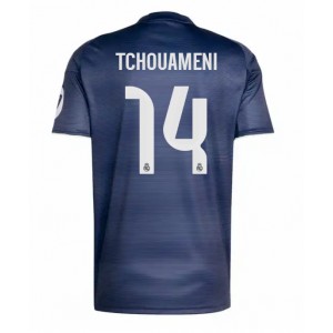 Fotbalové Dres Real Madrid Aurelien Tchouameni #14 Venkovní Oblečení 2025-26 Krátký Rukáv